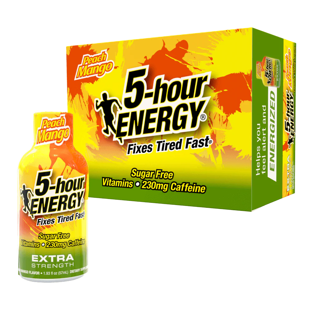 5-Hour Energy Extra Strength Peach Mango 12pk